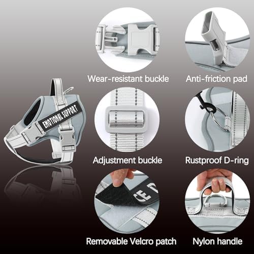 voopet Emotional Support Dog Harness, Professional Service Dog Vest Harness - Image 2