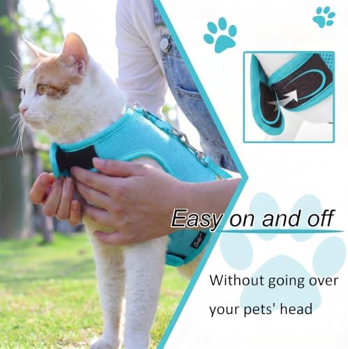 Cat Harness and Leash Set for Walking Escape Proof, Extra Large - Image 5