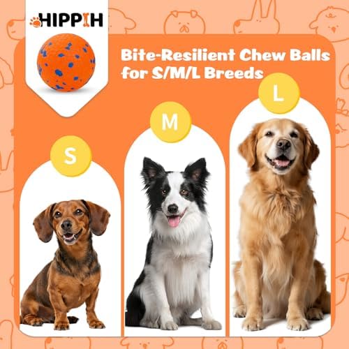 HIPPIH Dog Balls Tennis Balls, Dog Chew Toys - Image 6