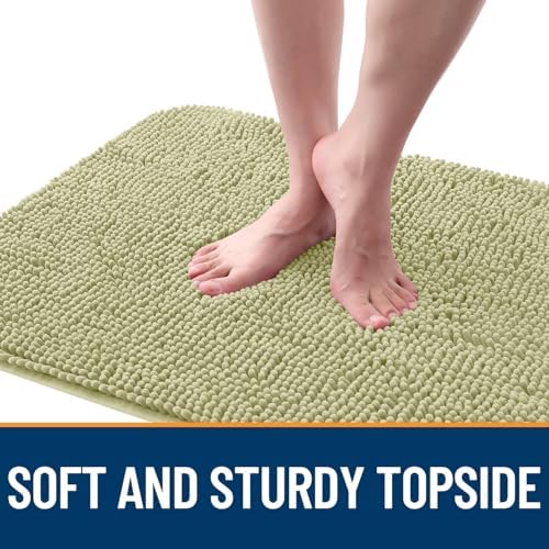 OLANLY Dog Door Mat for Muddy Paws 44x32, Super Absorbent Chenille Mud Mat - Image 4