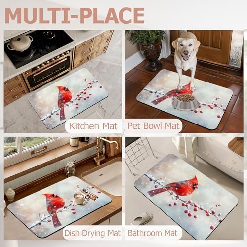 Bath Mat, Quick-Drying Non-Slip Rubber Bath Mats Absorbent Diatomaceous Earth - Image 7