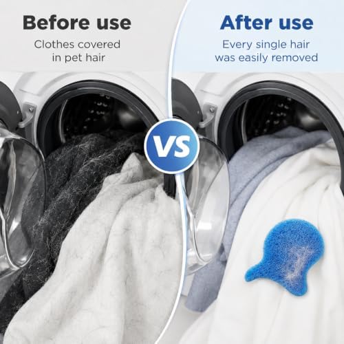 Pet Hair Remover for Laundry, 4 Pack Reusable Dog & Cat Hair Remover - Image 2