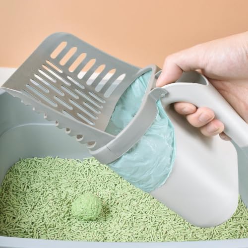 Cat Litter Scoop with Holder, Portable Litter Scooper - Image 4