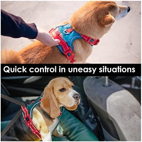 PHOEPET No Pull Dog Harness, Unique Colors Reflective Adjustable Dog Vest - Image 5