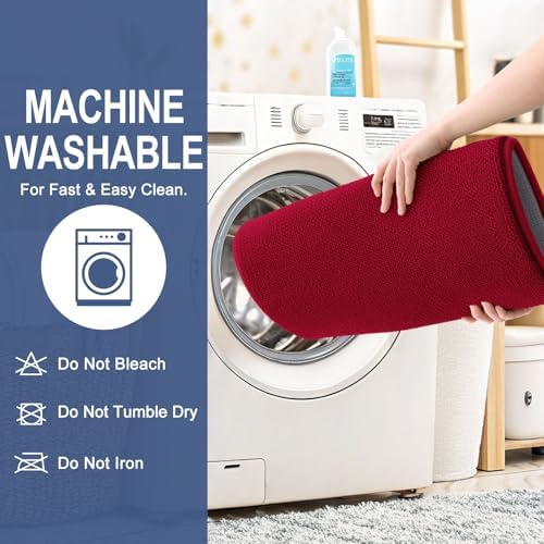 OLANLY Thick Memory Foam Bathroom Rugs 30x20, Soft Absorbent Bath Mat - Image 6