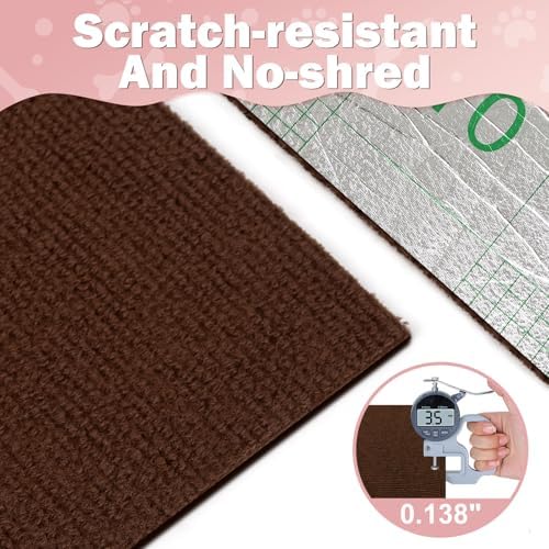 ENONCI 23.6x15.8 Cat Scratcher Mat, Self-Adhesive Cat Scratch Furniture - Image 6