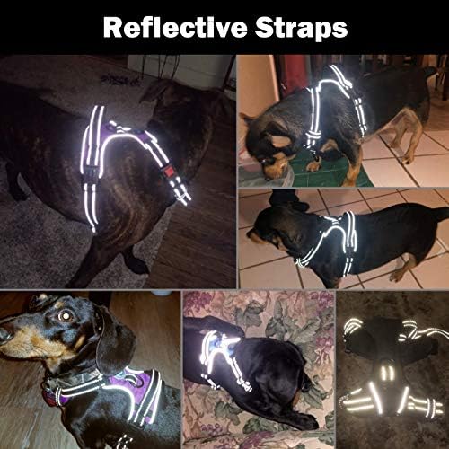 PHOEPET No Pull Dog Harness Medium Reflective Front Clip Vest - Image 5