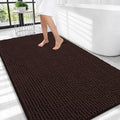 OLANLY Thick Chenille Large Bathroom Rugs 44x32, Absorbent Bath Mat by OLANLY