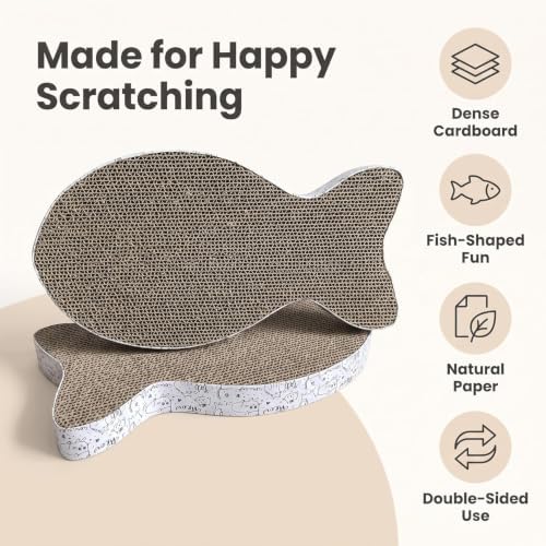 2Pcs Cat Scratching Board Premium Scratch Textures Cardboard Anti-Scratch - Image 4