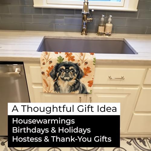 Caroline's Treasures Pekingese Dogs Kitchen Towel 15x25 in - Image 5