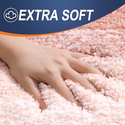 OLANLY Bathroom Runner Rug 45x27, Extra Soft Absorbent Microfiber Bath Rugs - Image 3