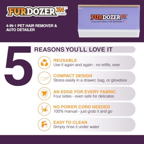 Neater Pet Brands FurDozer X4 Hybrid Pet Hair Remover - Image 6