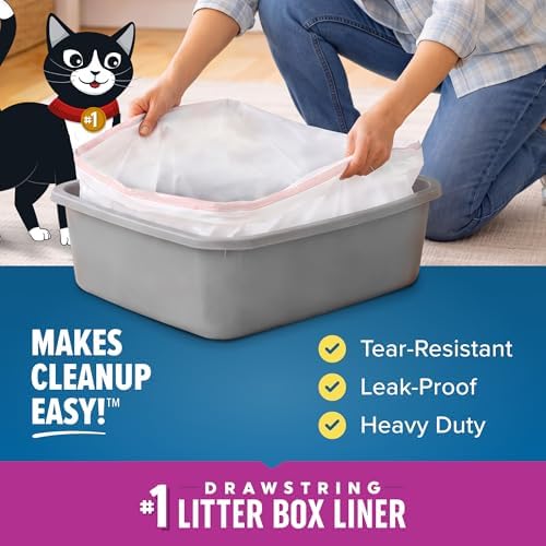 Jonny Cat Heavy Duty Tear-Resistant Litter Box Liners: Scented Jumbo 7ct - Image 3