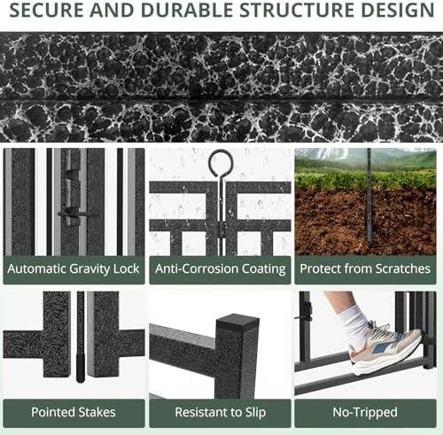 Thickened Outdoor Dog Fence, 48 Panels - Image 5