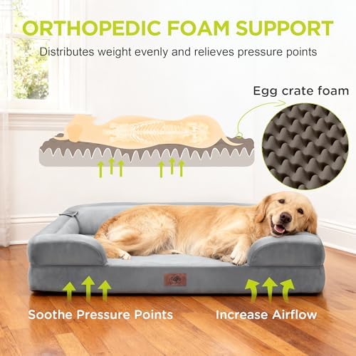 Waterproof Orthopedic Dog Bed for Medium Large Sized Dogs - Image 2