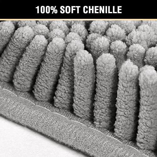 H.VERSAILTEX Chenille Bath Mat Thick Soft Absorbent - Image 3