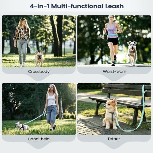 Hands Free Dog Leash, Crossbody Waist Dog Leash, Small Medium Dog Walking - Image 4