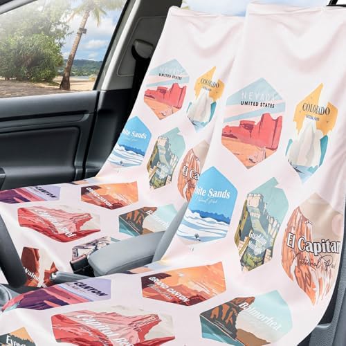 Hahafelt 2 Pack Car Seat Towel Cover - Image 4