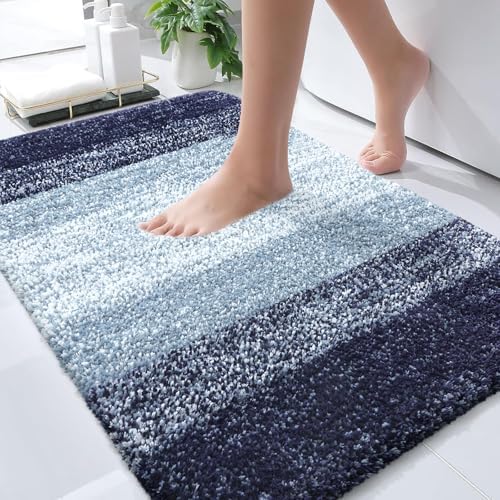OLANLY Bathroom Rugs Mat 34x21, Extra Soft Absorbent Microfiber Bath Rugs by OLANLY