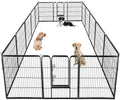 BestPet | Dog Playpen | 40", 16 Panels | Heavy Duty Metal Pet Exercise Pen by BestPet