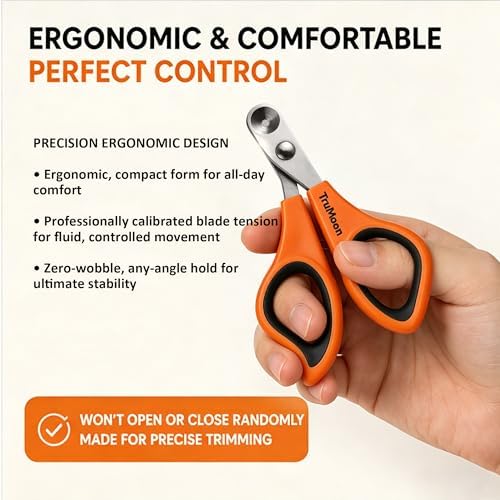 Trumoon Cat Nail Clipper with Circular Hole Safety Guard - Image 3