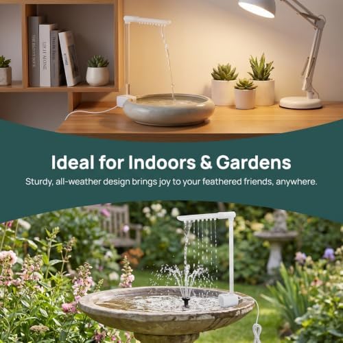 BESPORTBLE DIY Bird Bath Shower Attachment Multifunctional Water Fountain - Image 2