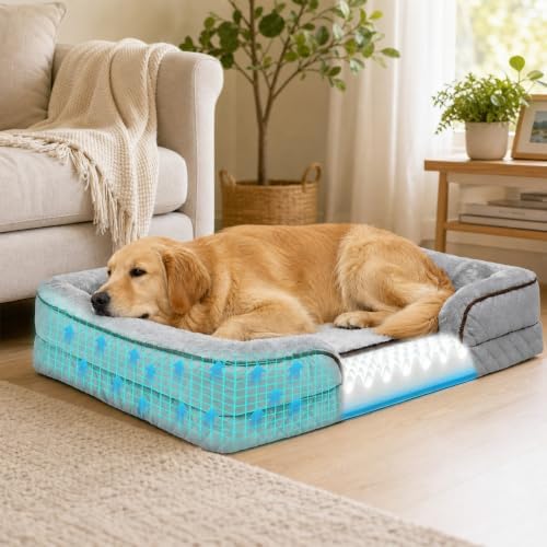 Large Dog Sofa Bed with Reusable Potty Pad - Image 6