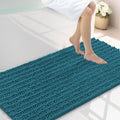 Smiry Bathroom Rugs 44X24, Extra Soft Rubber Backing Chenille Bath Mats by Smiry