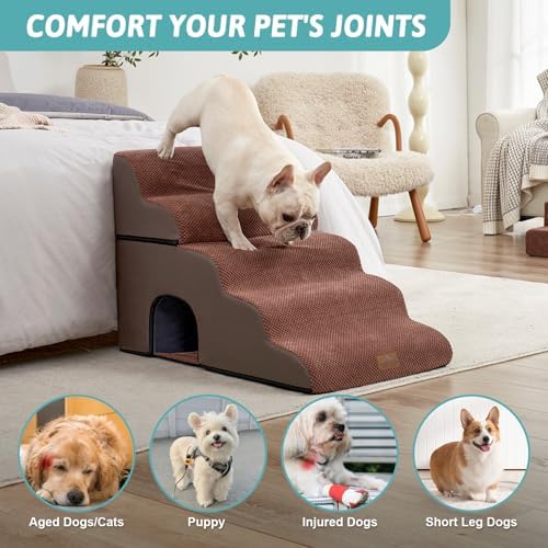 COZY KISS Extra Wide Small Dog Stairs - Image 6