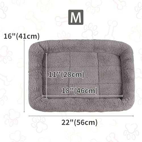 Small Cat Bed Mat, Indoor Pet Beds Furniture Carrier Crate Anti Skid Pad - Image 3