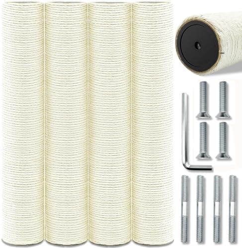 4PCS Cat Scratching Post Replacement, 15.7in Cat Tree Parts by SIYIPURR