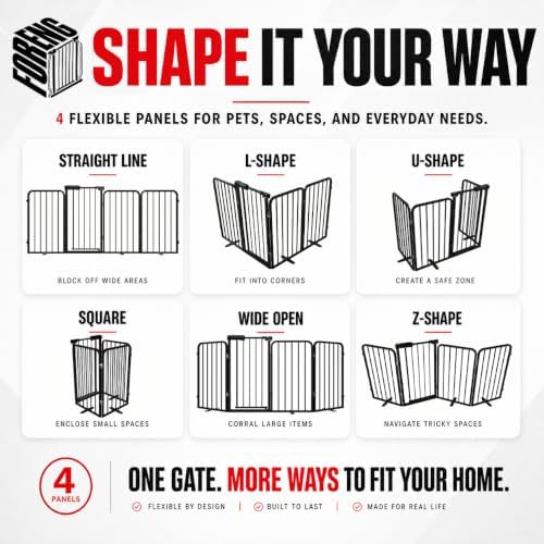 Freestanding Foldable Dog Gate - Image 3