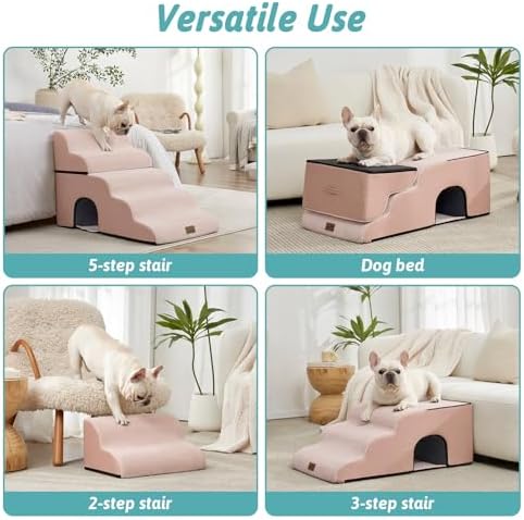 COZY KISS Extra Wide Small Dog Stairs - Image 4