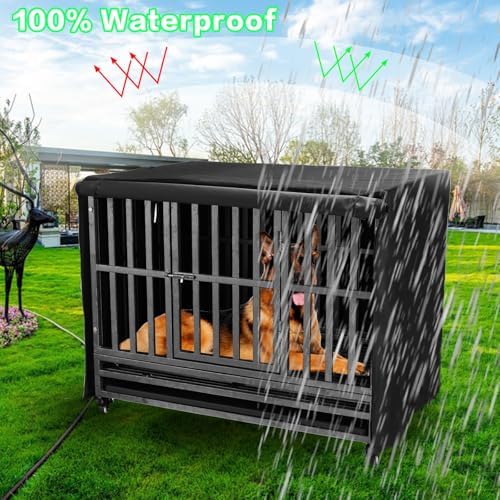 48 inch Heavy Duty Dog Crate Covers Durable 600D Polyester - Image 4