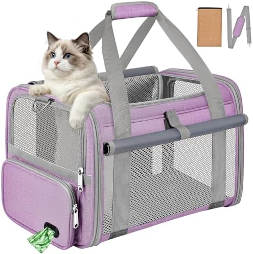 Soft Cat Carrier for Anxious Pets by ZENTREON
