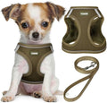 No Pull Dog Puppy Harness and Leash Set Reflective Mesh Vest Small by YIMEIS
