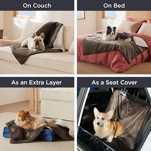 Bedsure Waterproof Blanket for Bed Soft Sherpa Fleece Throw, Queen 90x86 - Image 6