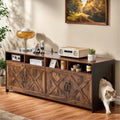 Double Cat Litter Box Enclosure by DesignedforYourHome