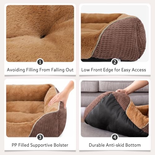 MIXJOY Dog Beds for Medium Dogs Washable, Calming Pet Bed Medium Size Dog - Image 6