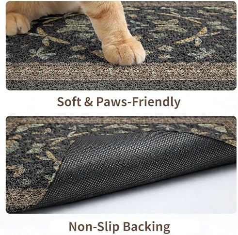 Cat Litter Mat 24"x15" for Litter Box, Non-Slip Washable Floor Mat - Image 4