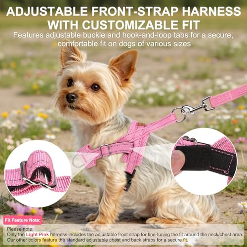 BEAUTYZOO Small Dog Harness and Leash Set, No Pull Step in Puppy Vest - Image 6