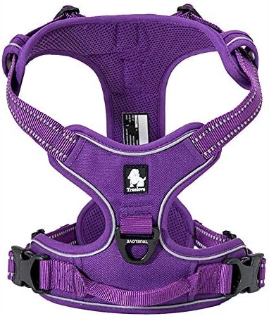 TRUE LOVE Adjustable No-Pull Dog Harness Reflective Pup Vest Harnesses by TRUELOVE