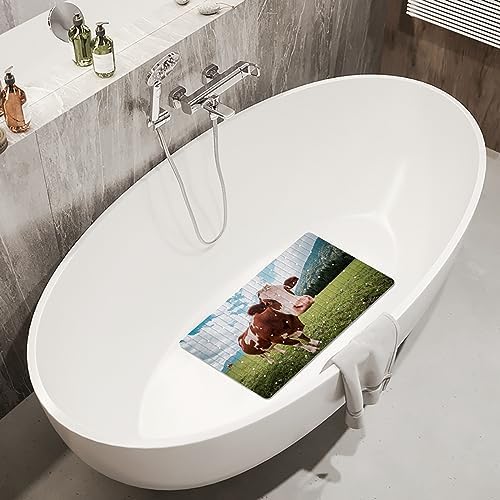Rustic Bathtub Mat Non Slip for Kids Bath Tub Shower Mat Non-Slip Farmhouse - Image 4