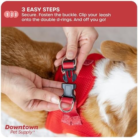 Downtown Pet Supply Step-in Dog Harness – No Pull, Adjustable Padded Mesh - Image 5