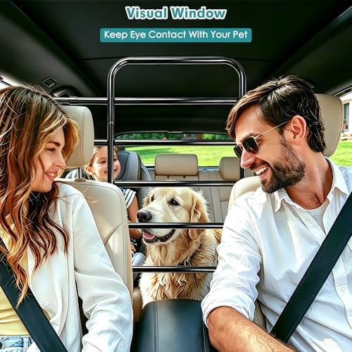 Snagle Paw Dog Car Barrier for SUV, Adjustable 40.5"-58.3" Dog Car Divider for - Image 2