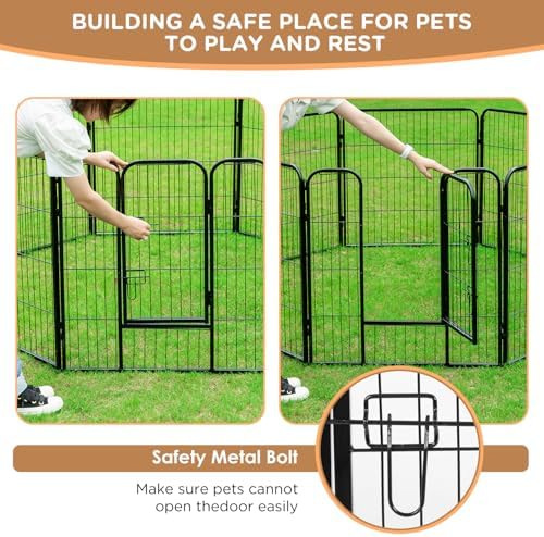 BestPet | Dog Playpen | 40", 6 Panels | Heavy Duty Metal Pet Exercise Pen - Image 2