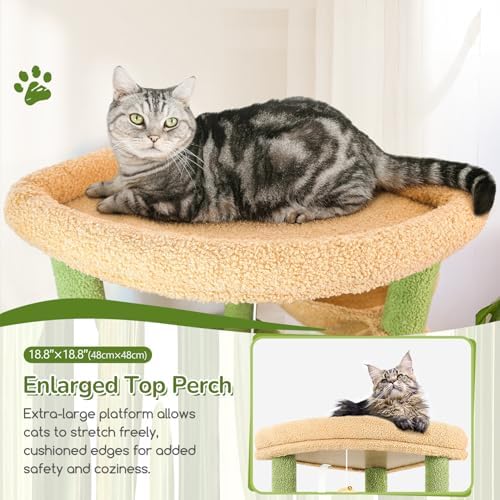 Globlazer 74in Cactus Heavy Duty Cat Tree Tower - Image 3