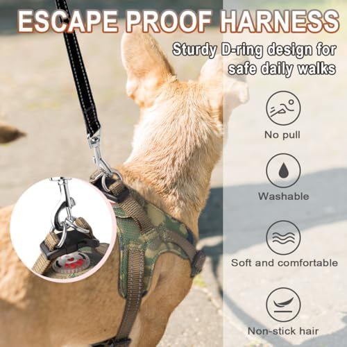 BARKBAY Small Dog Harness, No Pull Puppy Harness, Step-in Dog Vest - Image 4
