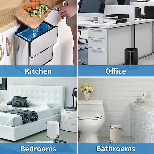 1.2 Gallon Bathroom Trash Bags Durable Tear-Resistant - Image 6