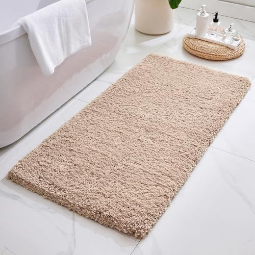 ILANGO Bathroom Rugs 48" × 24", Extra Soft Absorbent Microfiber Bath Rugs by ILANGO